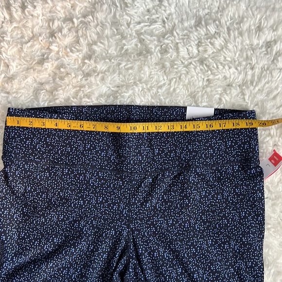 Lane Bryant Plus LIVI Navy Print Power Legging Capri Pants 22/24 - Picture 6 of 9